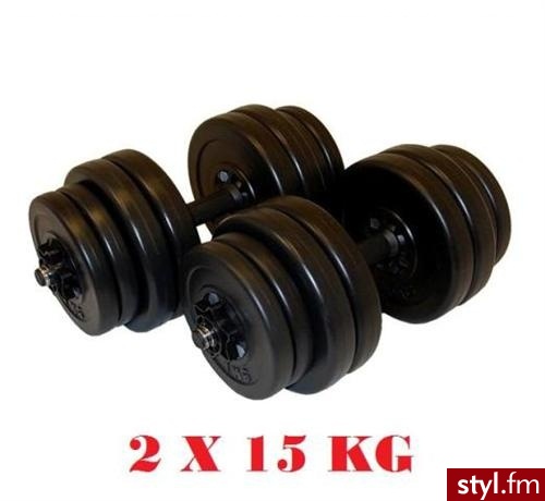 Eminet Profesjonalne Hantle Kompozytowe 2 X 15 Kg - Bransoletki Biżuteria Moda