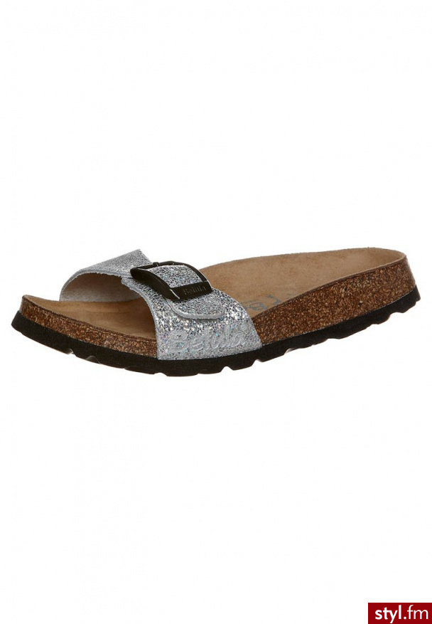 Betula LUCA Klapki srebrny 22113 - Klapki Buty Moda