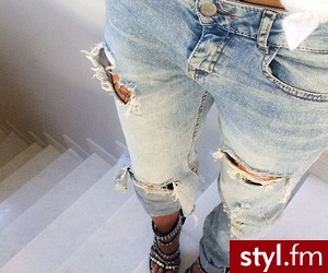 Jeansy Spodnie Moda