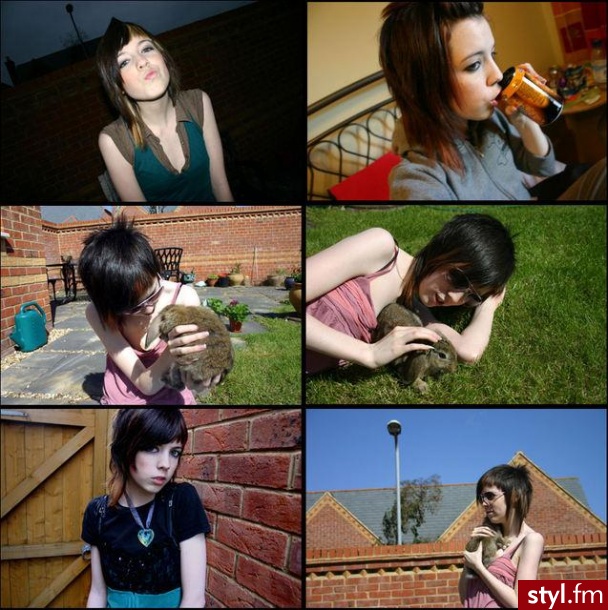 EMO Alternatywne Średnie Fryzury