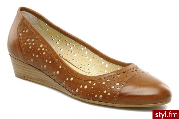 Georgia Rose BALERINKI TOURANO BY GEORGIA ROSE (Brązowy) - Balerinki Buty Moda