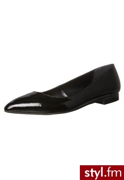 Pier One Baleriny czarny - Balerinki Buty Moda