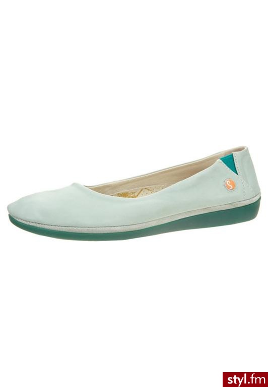 Softinos DALILA Baleriny zielony - Balerinki Buty Moda