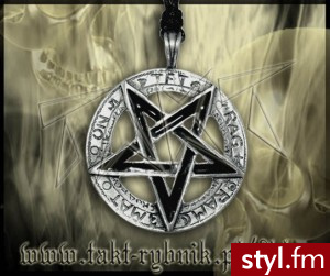 Wisiorek PENTAGRAM 13 2C4D-378D1 - Wisiorki Biżuteria Moda