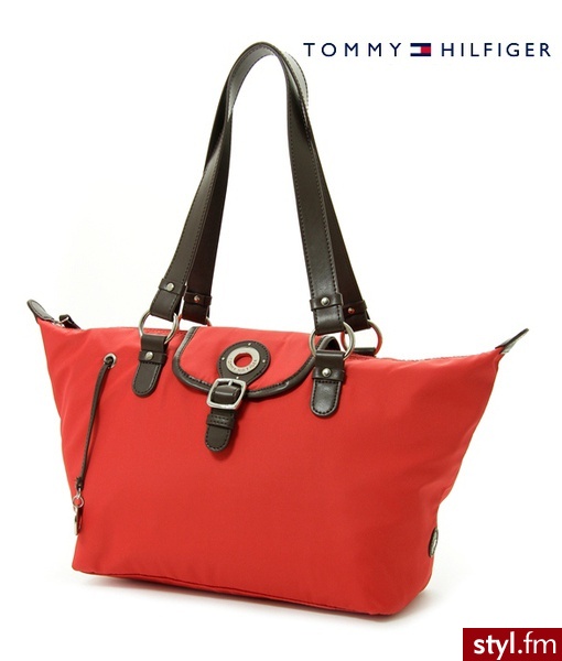 TOMMY HILFIGER EMILY I MEDIUM TOTE RED - Torebki na co dzień Torebki Moda