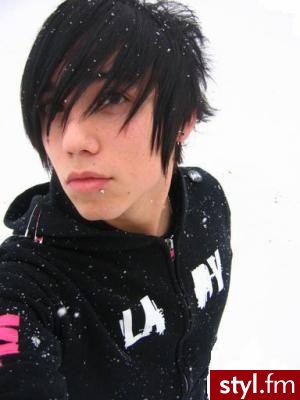 EMO Alternatywne Średnie Fryzury