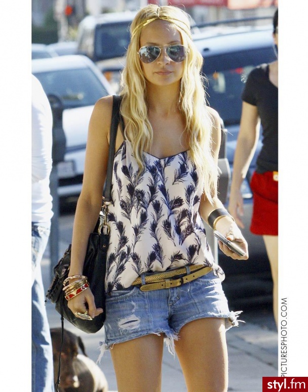 Nicole Richie - Moda uliczna Inne Moda