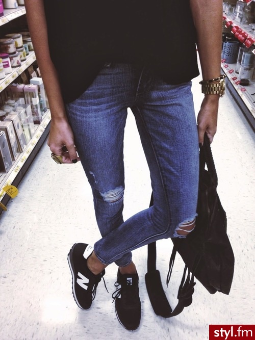 Jeansy Spodnie Moda