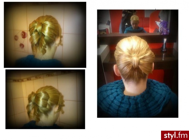 Blond Kok Proste Ślubne Długie Fryzury