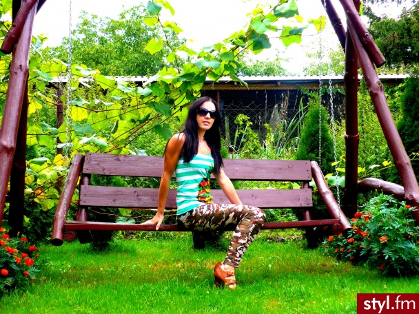 koronkowe leginsy moro :) super rzecz :) - Leginsy Spodnie Moda