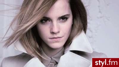 Emma Watson - Burberry 2010 - Średnie Fryzury