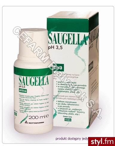 ROTTAPHARM MADAUS SAUGELLA ATTIVA płyn do higieny intymnej 200 ml - Emu Buty Moda