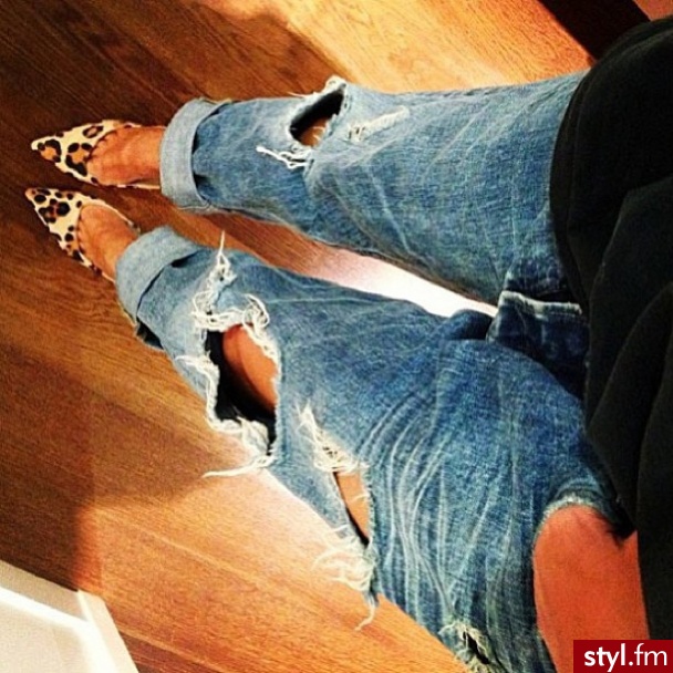 Jeansy Spodnie Moda