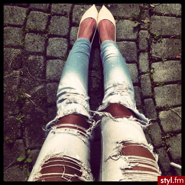 Jeansy Spodnie Moda