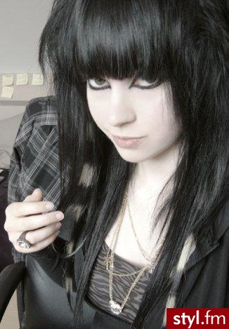 EMO Alternatywne Średnie Fryzury