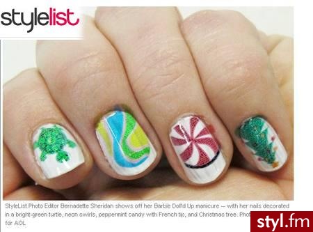 Barbie Doll'd Up Nails Digital Printer firmy Mattel - Paznokcie