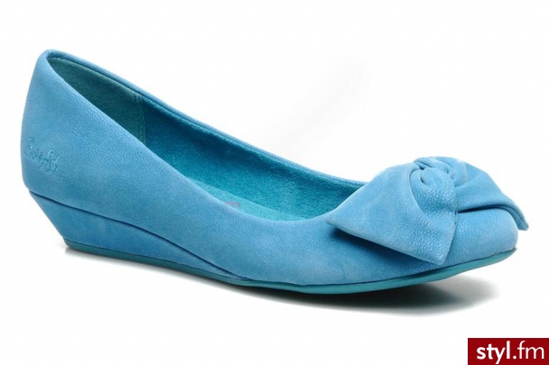 Blowfish Balerinki GIRLIE by (Niebieski) - Balerinki Buty Moda