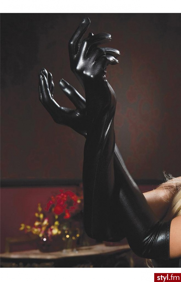 Seven'til Midnight Madame rękawiczki 27040110-BLK (czarny) - Pozostałe Bielizna Moda