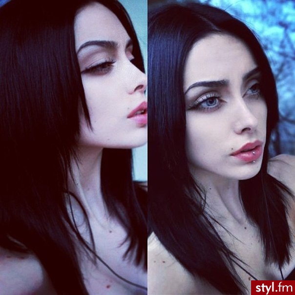 Średnie Fryzury