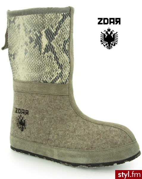 zDAR IGOR PYTHON NATURAL - Kozaki Buty Moda