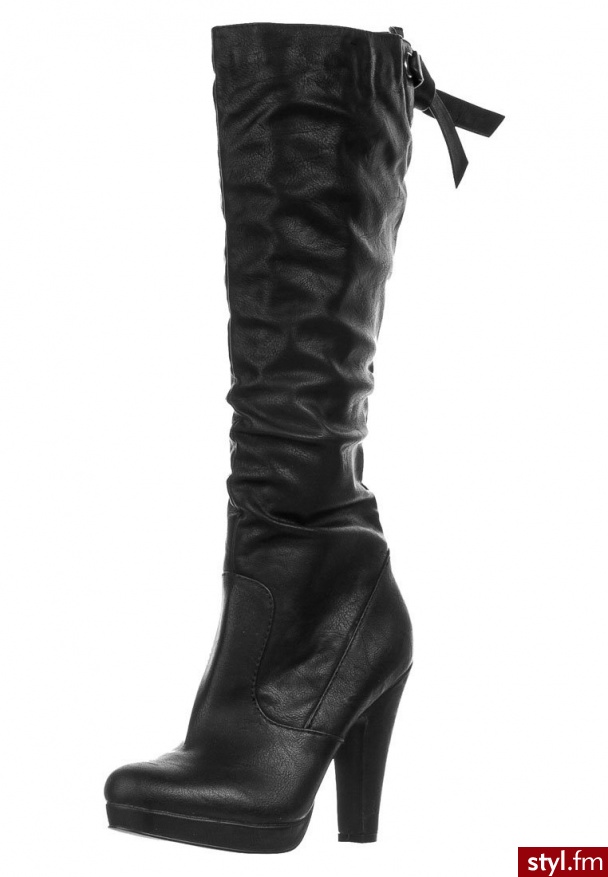 Anna Field Kozaki czarny - Kozaki Buty Moda