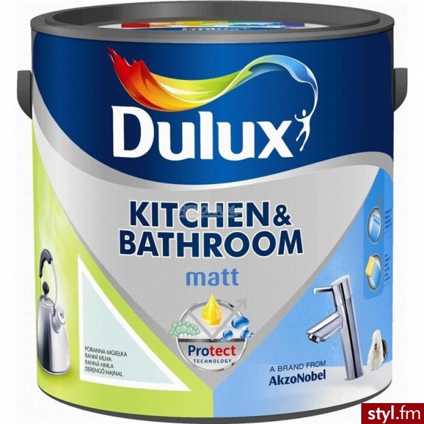 Dulux Emulsja Kuchnia Łazienka Chiński Nefryt 2,5L - Emu Buty Moda
