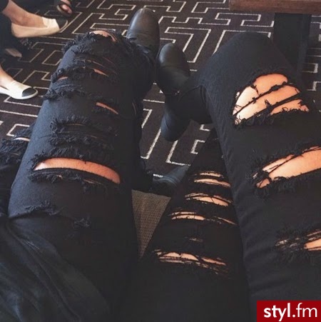 Jeansy Spodnie Moda