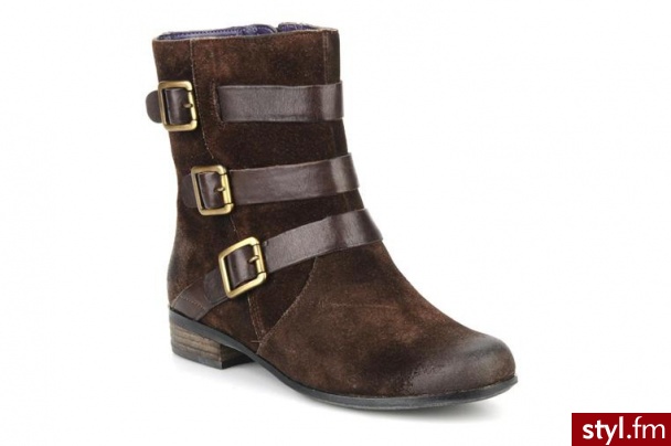 Clarks PÓŁBUTY I BOTKI MEG KELLY BY CLARKS (Brązowy) - Botki Buty Moda