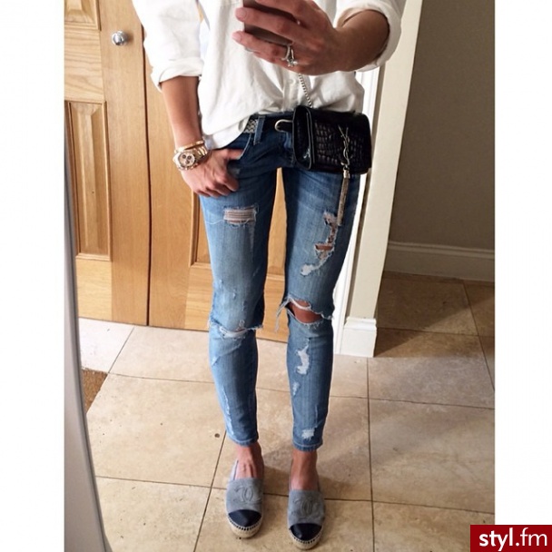 Jeansy Spodnie Moda