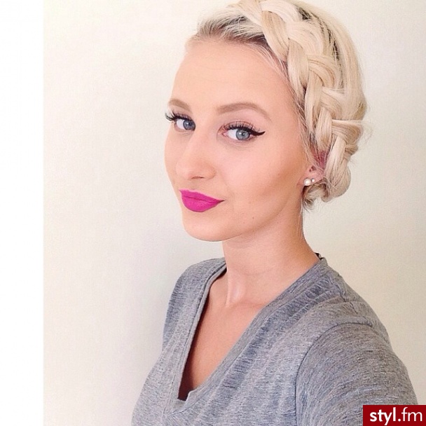 Blond Warkocze Proste Na co dzień Długie Fryzury
