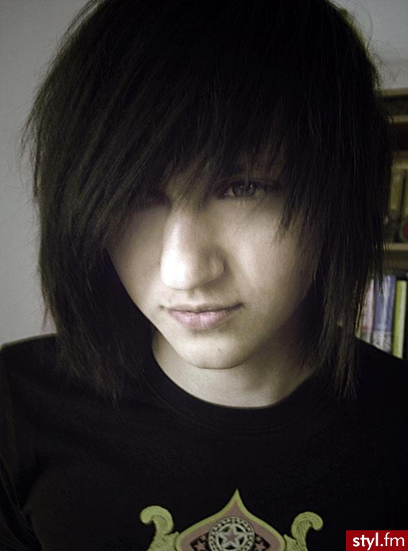 EMO Alternatywne Średnie Fryzury