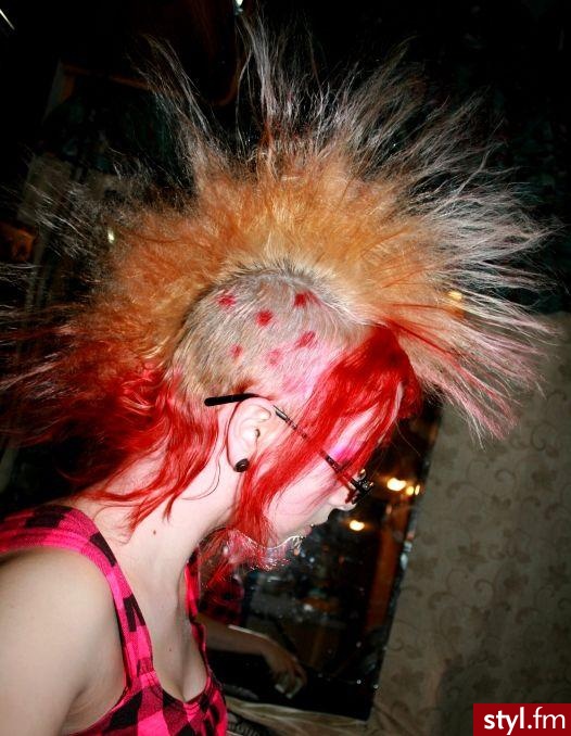 Punk Rock Alternatywne Średnie Fryzury