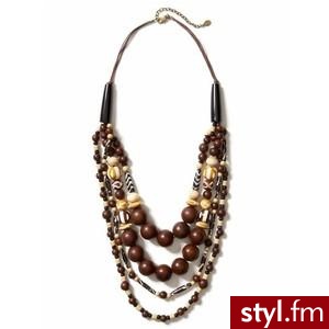 Hive and Honey Brown Bead Multi Strand - Polyvore. Pobrano ze strony: http://www.polyvore.com/hive_honey_brown_bead_multi/thing?id=22839259 - Pozostałe Dodatki Moda