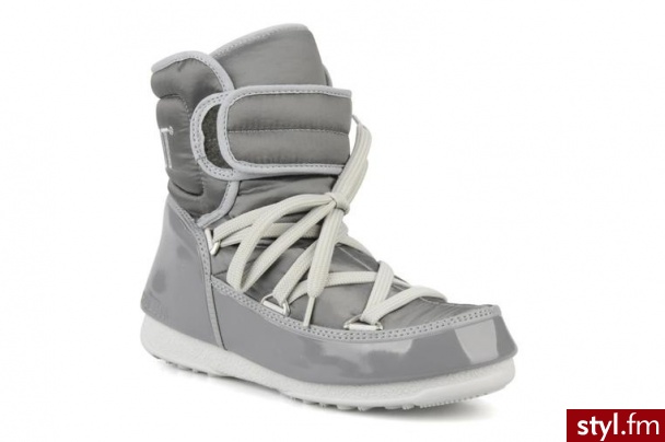 Moon Boot PÓŁBUTY I BOTKI DROP BY MOON BOOT (Szary) - Botki Buty Moda