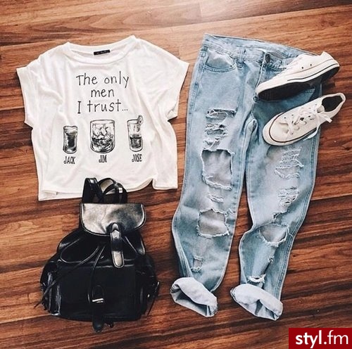 Jeansy Spodnie Moda