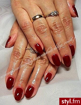manicure hybrydowy - Migdałki Żelami Naturalne Paznokcie