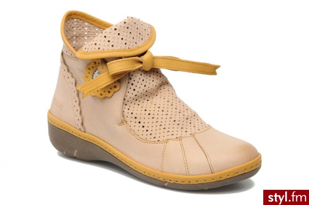 Dkode Półbuty i botki Napini 2 (Żółty) - Botki Buty Moda
