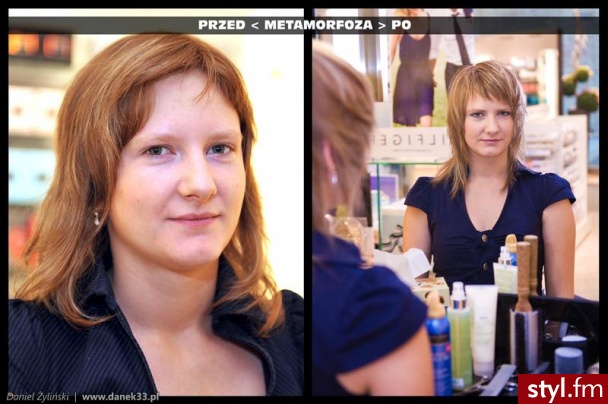 metamorfoza - Średnie Fryzury