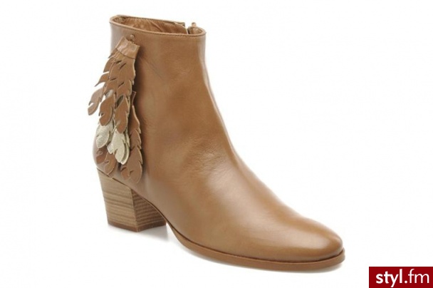 Patricia Blanchet PÓŁBUTY I BOTKI DOUDOU BY PATRICIA BLANCHET (Brązowy) - Botki Buty Moda