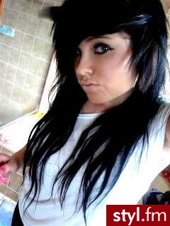 EMO Alternatywne Średnie Fryzury
