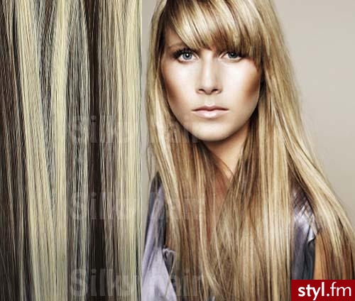 Blond Rozpuszczone Proste Na co dzień Długie Fryzury