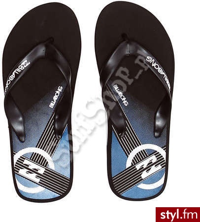 Klapki Billabong Cut It Sandal 2012 45 Blue - Męskie - Klapki Buty Moda