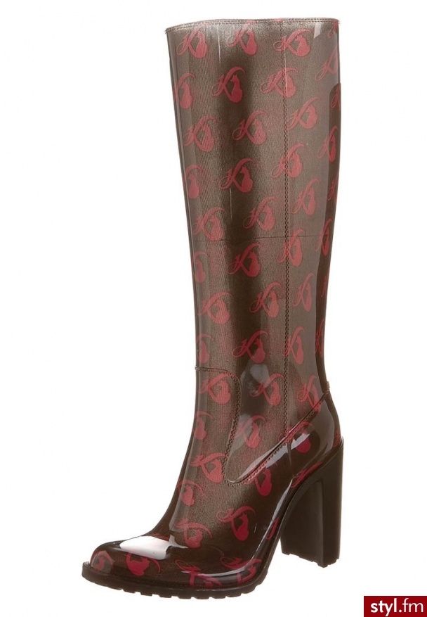 Ladystar by Daniela Katzenberger CAT Kalosze czarny - Kalosze Buty Moda