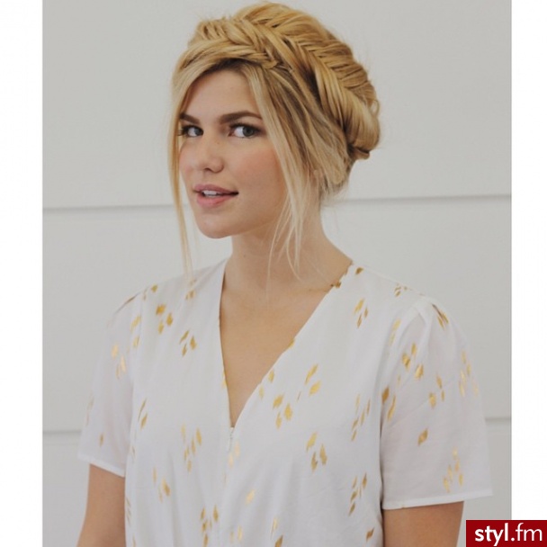 Blond Warkocze Proste Na co dzień Długie Fryzury