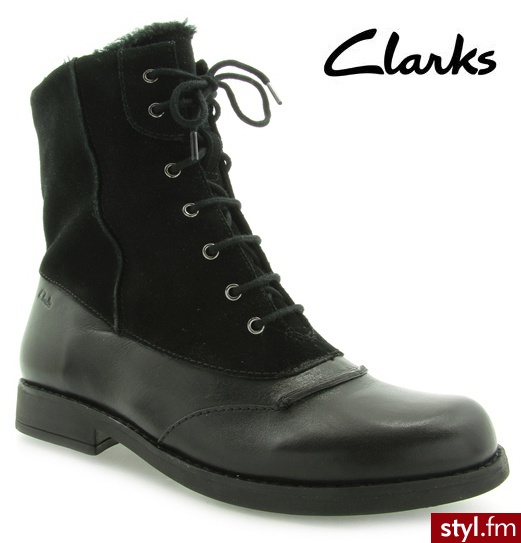 Clarks BOTKI GYPSY LEE BLACK - Botki Buty Moda