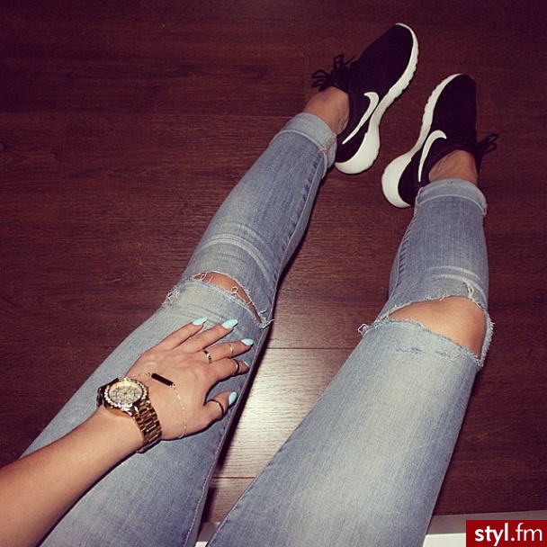 Jeansy Spodnie Moda