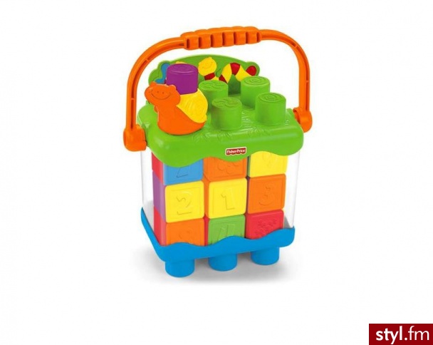 Fisher Price Wiaderko Z Wesołymi Klockami P8793 - Dziecko