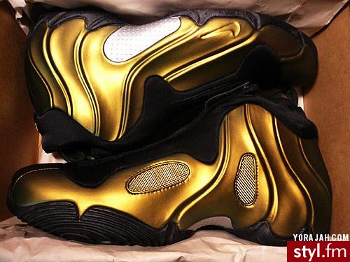 Nike Flightposite Gold - Pozostałe Buty Moda