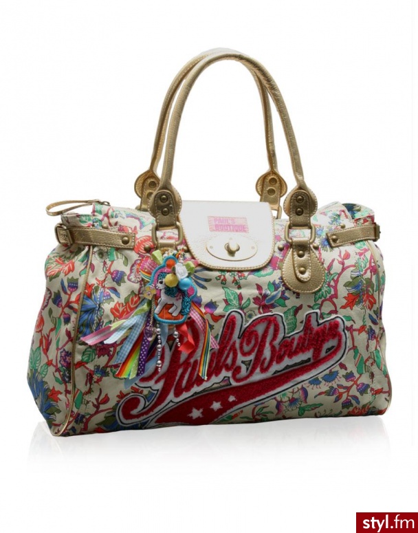 wielka kwiecista torba Paul\'s Boutique - 54 funty - Pozostałe Torebki Moda