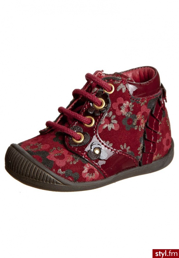 Little Mary LUCETTE Botki sznurowane czerwony - Botki Buty Moda